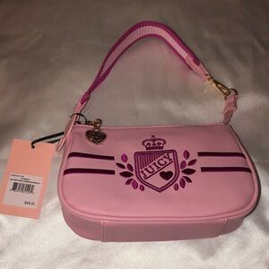 Juicy Couture Flamingo Pink Juicy Prep School Convertible Wristlet NWT